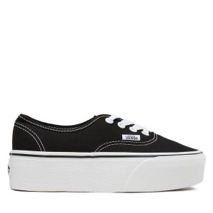 Tenisówki Vans. Czarne trampki Vans, bez wzorów, bez zapięcia. Za 277,99 zł.