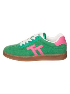 Tom Tailor Sneakersy w kolorze zielono-różowym rozmiar: 36. Różowe trampki Tom Tailor, bez wzorów, bez zapięcia. Za 149,95 zł.