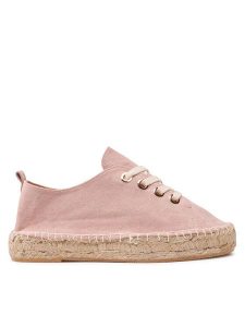 Jenny Fairy Espadryle HZF098-01 Różowy. Czerwone espadryle Jenny Fairy, bez wzorów, z materiału, bez obcasa. Za 119,99 zł.