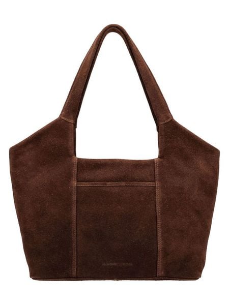 HIDE & STITCHES Skórzany shopper bag "Brazos" w kolorze brązowym - 47 x 27 x 15 cm rozmiar: onesize. Brązowe shopper bag HIDE & STITCHES, bez wzorów, z materiału, na ramię, bez dodatków. Za 279,11 zł.