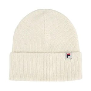 Czapka Fila Milano. Białe czapki Fila, bez wzorów, z materiału, eleganckie. Za 59,09 zł.