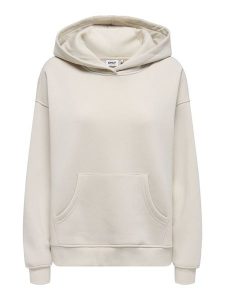 ONLY Bluza "Kelly" w kolorze kremowym rozmiar: M. Brązowe bluzy ONLY, m, bez wzorów, z kapturem. Za 104,99 zł.