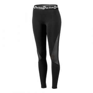 Beco Beactive legginsy pływackie czarne. Czarne legginsy 47 Brand, bez wzorów, z elastanu, z podwyższonym stanem, długie. Za 267,99 zł.