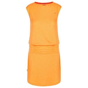 Sukienka letnia LOAP damska XS. Czerwone sukienki WOMEN'S HEALTH, na lato, s, bez wzorów, z bawełny, sportowe, bez kołnierzyka, bez ramiączek, sportowe. Za 150,99 zł.