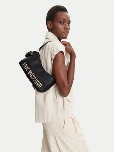 LOVE MOSCHINO Torebka JC4104PP1NLT1000 Czarny. Czarne torebki klasyczne LOVE MOSCHINO, bez wzorów, ze skóry, bez dodatków. Za 479,99 zł.