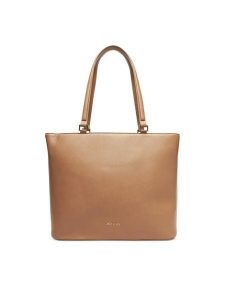 JENNY Torebka MJT-C-003-04 Beżowy. Brązowe shopper bag Jenny, bez wzorów, z materiału, bez dodatków. Za 139,99 zł.