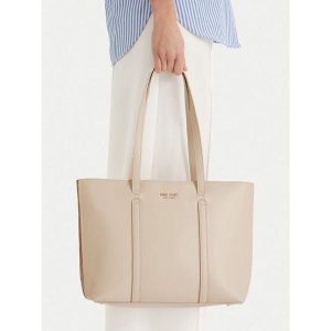 Torebka Nine West. Brązowe shopper bag Nine West, bez wzorów, bez dodatków. Za 219,99 zł.