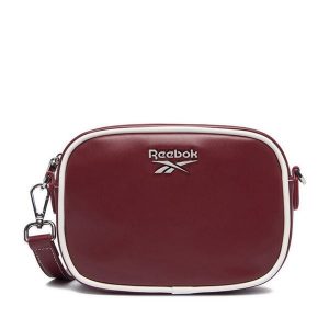 Torebka Reebok. Czerwone listonoszki Reebok, bez wzorów, bez dodatków. Za 129,99 zł.