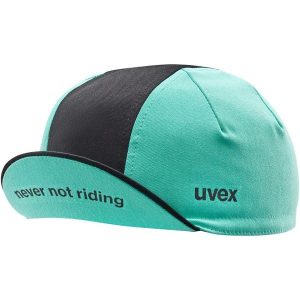 Czapka pod kask UVEX Cycling cap. Niebieskie czapki UVEX, bez wzorów, sportowe. Za 99,90 zł.