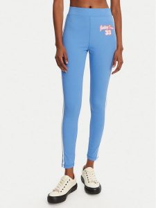 Juicy Couture Legginsy JCSML125405 Niebieski Slim Fit. Niebieskie legginsy Juicy Couture, bez wzorów, z syntetyku. Za 139,99 zł.