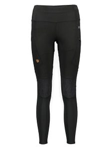 FJÄLLRÄVEN Legginsy funkcyjne "Abisko" w kolorze czarnym rozmiar: XL. Czarne legginsy Fjällräven, bez wzorów. Za 390,92 zł.