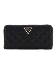 Guess Portfel w kolorze czarnym - 21 x 10 x 2 cm rozmiar: onesize. Czarne portfele Guess, z aplikacjami. Za 224,95 zł.