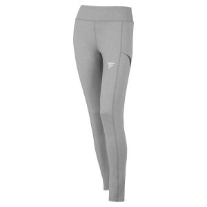 Legginsy tenisowe damskie Tecnifibre Team. Szare legginsy TECNIFIBRE, bez wzorów. Za 189,00 zł.