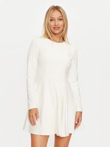 Marciano Guess Sukienka koktajlowa 4BGK22 6302A Écru Regular Fit. Kombinezony Marciano Guess, z aplikacjami, z syntetyku, wizytowe, bez kołnierzyka, bez ramiączek. Za 689,99 zł.