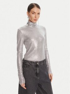 Patrizia Pepe Body 8M1751 J276 Srebrny Regular Fit. Szare body i gorsety Patrizia Pepe, bez wzorów, z syntetyku. Za 1 059,00 zł.