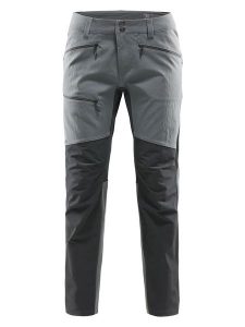 Haglöfs Spodnie funkcyjne "Rugged Flex" w kolorze szaro-czarnym rozmiar: 38. Szare spodnie dresowe Haglöfs, bez wzorów, outdoorowe. Za 452,45 zł.