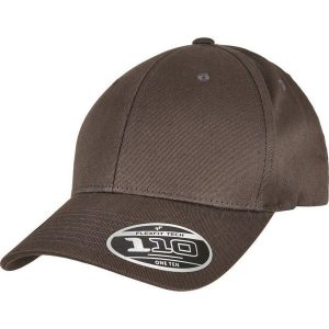 110 Czapka Organiczna. Szare czapki FLEXFIT, bez wzorów. Za 84,99 zł.