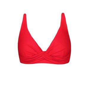 Damski top do kostiumu kąpielowego Barts Kelli Multifit. Czerwone bikini Barts, bez wzorów. Za 257,50 zł.