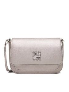Nine West Torebka CEO-LAYLA-S241045 Srebrny. Szare listonoszki Nine West, bez wzorów, z materiału, bez dodatków. Za 179,99 zł.
