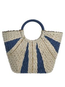 BLE Torebka w kolorze granatowo-jasnoróżowym - 31 x 30 x 14,5 cm rozmiar: onesize. Brązowe torebki klasyczne BLE, bez wzorów, z materiału, bez dodatków. Za 101,23 zł.