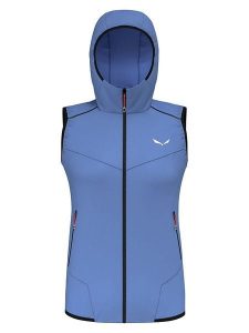 Salewa Kamizelka trekkingowa "Pedroc Durastretch Light" w kolorze niebieskim rozmiar: 34. Niebieskie kamizelki Salewa, bez wzorów, bez kołnierzyka, bez ramiączek, bez kaptura. Za 205,45 zł.