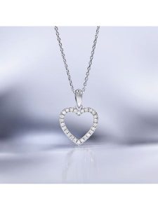 CARATELLI Złota zawieszka "élue de ton Coeur" z diamentami rozmiar: onesize. Szare zawieszki CARATELLI, z diamentem, złote. Za 1 109,99 zł.