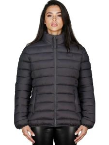 Geographical Norway Kurtka pikowana "Atichoko" w kolorze czarnym rozmiar: M. Czarne kurtki Geographical Norway, m, bez wzorów, bez kaptura. Za 179,95 zł.