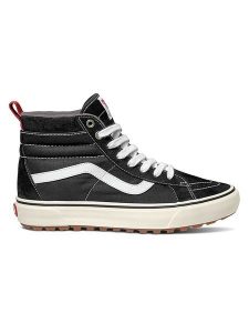 Vans Skórzane sneakersy "SK8-Hi" w kolorze czarnym rozmiar: 42. Czarne trampki Vans, bez wzorów, za kostkę, bez zapięcia. Za 272,31 zł.
