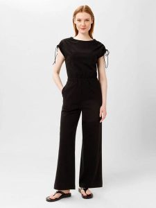 Les Lunes Kombinezon "Amarilla" w kolorze czarnym rozmiar: XL. Czarne kombinezony Les Lunes, xl, bez wzorów, bez kołnierzyka, bez ramiączek. Za 260,99 zł.