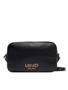 Liu Jo Torebka Ecs Camera Case AA5137 E0033 Czarny. Czarne listonoszki Liu Jo, bez wzorów, ze skóry, bez dodatków. Za 289,99 zł.