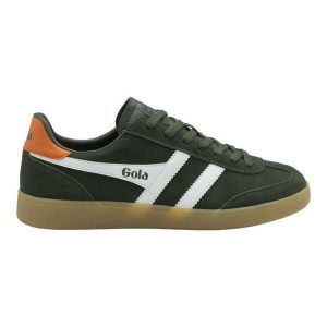 Baskets Homme Baskets Gola CMB735 Kaki Gola. Zielone buty sportowe Gola, bez wzorów, bez zapięcia. Za 425,50 zł.