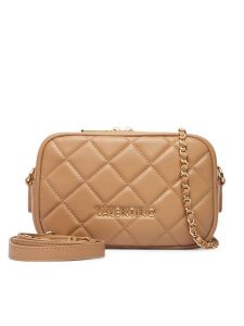 Valentino Torebka Ocarina VBS3KK51R Beżowy. Brązowe listonoszki Valentino, bez wzorów, ze skóry, bez dodatków. Za 569,99 zł.