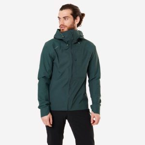 Kurtka przeciwdeszczowa rowerowa MTB Rockrider Comfort 900. Kurtki ROCKRIDER, l, bez wzorów, z materiału, bez kaptura. Za 339,99 zł.
