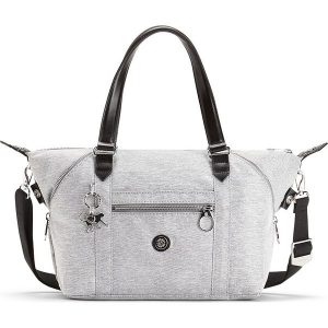 Torebka "Art Mini Organised" w kolorze jasnoszaro-czarnym - 34 x 21 x 18,5 cm. Torebki klasyczne marki Kipling. W wyprzedaży za 249,95 zł.
