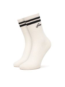 Guess Skarpety długie V5RZ04 Z3LH0 Écru. Skarpetki Guess, z aplikacjami, z bawełny. Za 69,99 zł.