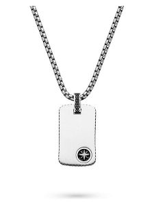 S.Oliver Naszyjnik z zawieszką - dł. 60 cm rozmiar: onesize. Szare naszyjniki s.Oliver, ze stali. Za 121,99 zł.