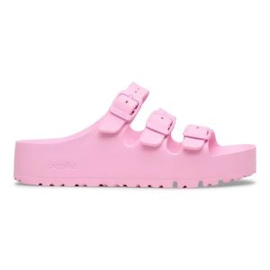 Birkenstock Florida III Flex Platform EVA Fondant Pi Klapki damskie. Czerwone klapki Birkenstock, bez wzorów, bez obcasa. Za 249,99 zł.