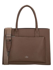 Charm Torebka w kolorze brązowym - 40 x 32 x 13 cm rozmiar: onesize. Brązowe torebki klasyczne Charm, bez wzorów, z materiału, na ramię, bez dodatków. Za 175,26 zł.