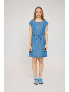 MAZINE Sukienka dżinsowa w kolorze niebieskim rozmiar: S. Niebieskie sukienki MAZINE, s, bez wzorów, z lyocellu, bez kołnierzyka, bez ramiączek, mini. Za 127,35 zł.