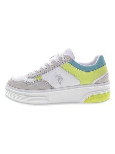 U.S. Polo Assn. Sneakersy w kolorze białym rozmiar: 39. Białe trampki U.S. Polo Assn., bez wzorów, z materiału, bez zapięcia. Za 232,23 zł.