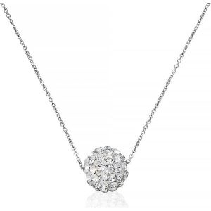 L instant d Or Złoty naszyjnik "Bulle de crystal" z zawieszką - dł. 45 cm rozmiar: onesize. Szare naszyjniki L instant d Or, z cyrkonią, złote. Za 614,96 zł.