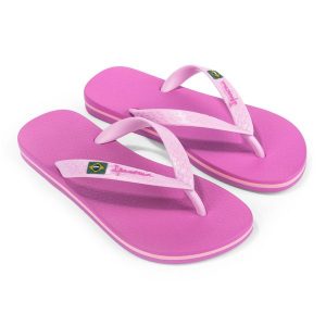Japonki damskie Ipanema Clas Brasil II. Czerwone klapki Ipanema, bez wzorów, bez obcasa. Za 79,99 zł.
