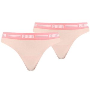 Stringi Damskie 907854 (zestaw 2 Sztuk). Brązowe komplety bielizny Puma, bez wzorów. Za 118,99 zł.