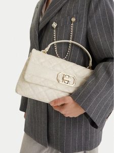 Nine West Torebka EO-Jorra-LDA8453 Écru. Torebki klasyczne Nine West, bez wzorów, z materiału, bez dodatków. Za 349,99 zł.