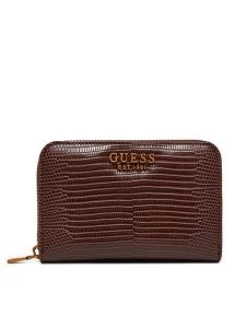 Guess Portfel SWKB95 06140 Brązowy. Brązowe portfele Guess, z aplikacjami, ze skóry. Za 189,99 zł.