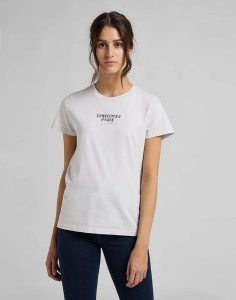DAMSKI T-SHIRT LEE EASY GRAPHIC TEE LILAC HUNT L44GETQC 112109864. T-shirty Lee, l, bez wzorów, bez kołnierzyka, bez ramiączek. Za 69,99 zł.