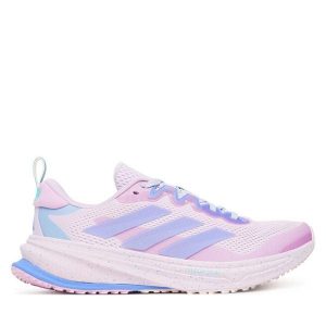 Buty do biegania adidas. Fioletowe buty sportowe ADIDAS, bez wzorów, bez zapięcia, do biegania. Za 499,99 zł.