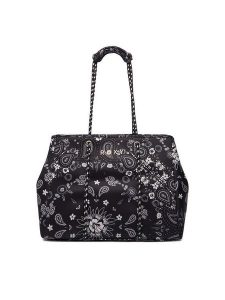 Roxy Torebka CBWEO-ROXY-M-002-09 Czarny. Czarne shopper bag Roxy, bez wzorów, z materiału, bez dodatków. Za 169,99 zł.