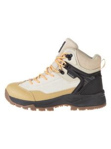 Icepeak Skórzane buty outdoorowe "Abaco" w kolorze kremowo-beżowo-czarnym rozmiar: 38. Brązowe buty trekkingowe Icepeak, z materiału, bez zapięcia. Za 171,28 zł.
