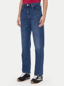 Tommy Jeans Jeansy Layla Hr Slim Str Bi0152 Co DW0DW20054 Granatowy Regular Fit. Niebieskie jeansy Tommy Jeans, bez wzorów, z bawełny. Za 249,99 zł.